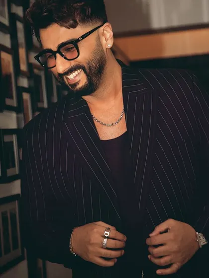 For the premiere of "Bastards of Bollywood" on Netflix, I styled Arjun Kapoor in this sharp pinstripe suit. The goal was to create a look that was both dapper and modern, reflecting his cool and confident personality.
