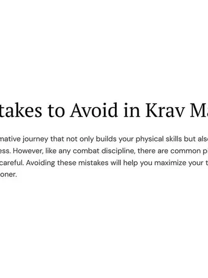 To maximize your training, you must avoid common mistakes. This series breaks down the pitfalls that can slow your progress or lead to injury.