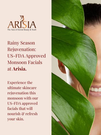 This post announced our range of US-FDA approved monsoon facials. During the rainy season, our skin needs extra care, and these treatments are designed to nourish, refresh, and provide the ultimate rejuvenation for a healthy monsoon glow.