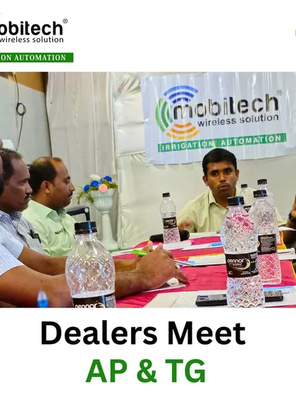Our team conducting a dealers meet for our partners in Andhra Pradesh and Telangana.