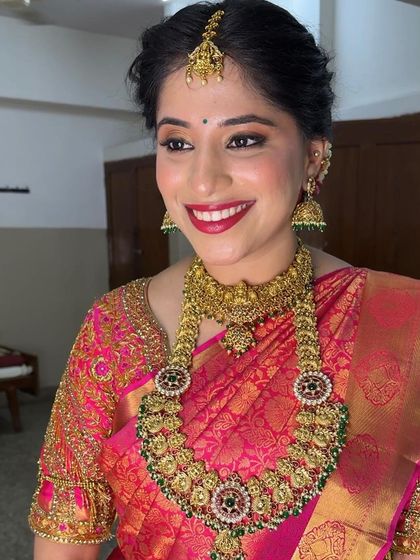 Shreeja - Bridal Makeup & Styling Timeless Muhurtham Brides photo 28