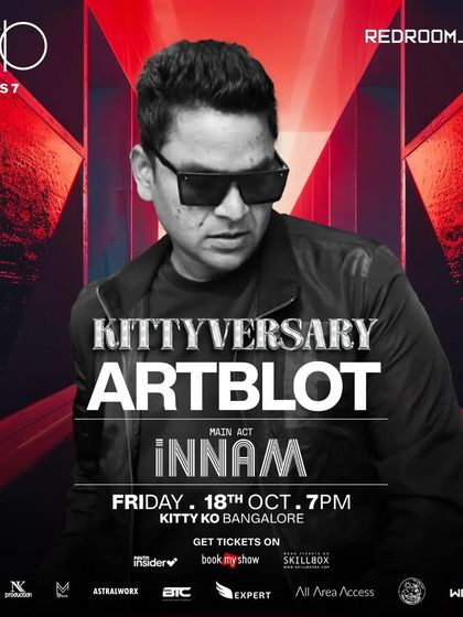 My personalized poster for the Kitty Ko 7th Anniversary party. It was an honor to be a main feature for such a special celebration.