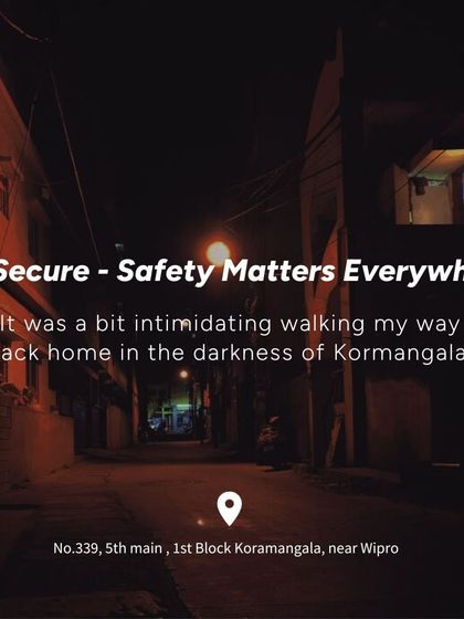 A subscriber in Koramangala felt intimidated walking home in the dark and reached out to us. Our safety agent swiftly arrived to provide a reassuring presence and a safe escort home.