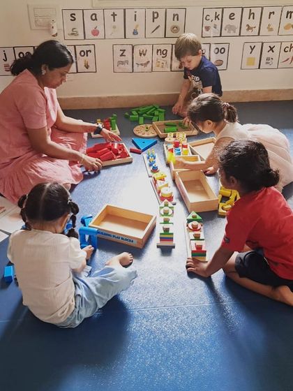 Knowledge Origin - Preschool & Kindergarten Programs Building Blocks of Learning: STEM & Construction photo 11