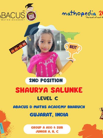Abacus D Maths Academy - Educational Franchise & Teacher Training Mathopedia: Our Annual Competitions photo 49