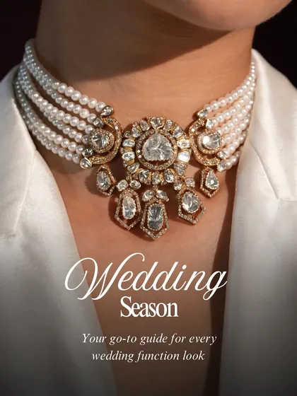 This is where your story begins. I believe every wedding function deserves its own sparkle, and I am here to help you find the perfect heirloom pieces, from a statement Polki and pearl choker for the main day to elegant sets for more intimate rituals.