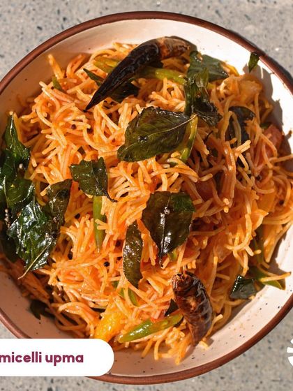 Looking for something different? Try my Vermicelli Upma. It's a healthy and delicious mix of spiced vermicelli cooked with vegetables, a light yet filling option to start your day.