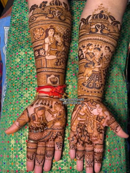 Mukesh Mehandi Art - Bridal Mehndi Aapki Shaadi Ki Kahani (Your Wedding Story) photo 51