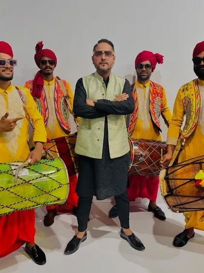Nothing gets a desi party going like the sound of a live dhol. I often collaborate with dhol players to bring that authentic, high-energy Bhangra vibe to my sets.