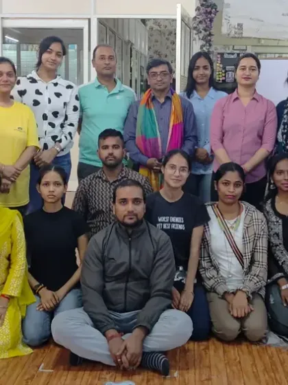 A group photo with Dr. Lalit Gupta and the attendees of our Heart Wellness workshop. Together, we are building a community that prioritizes preventive health and well-being.