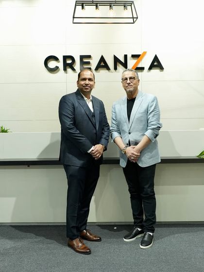 A photo from the inauguration of the Creanza Tiles showroom in Ahmedabad. Their focus on hi-tech, innovative designs aligns perfectly with our own commitment to quality and excellence.