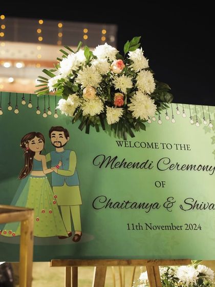 Vibrant Haldi & Mehendi Celebrations photo 31