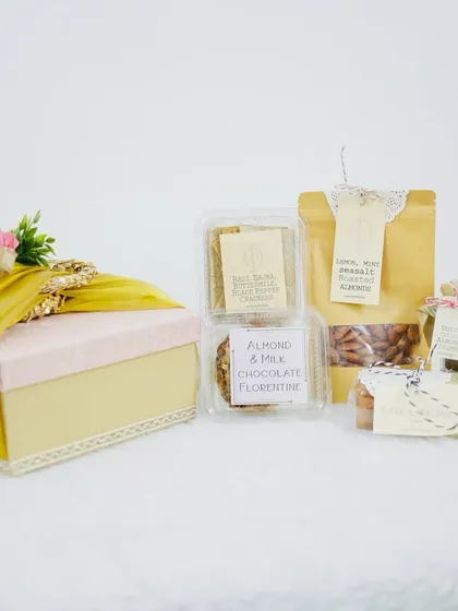 This is how we pack our love and send it your way. Our festive hampers, like this one for Diwali, are thoughtfully curated with a mix of our best sweet and savory treats, all wrapped up to make your celebrations extra special.