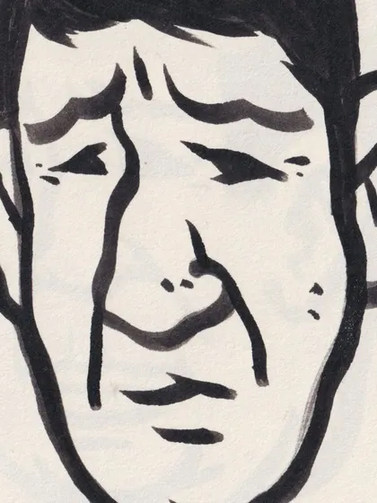 A portrait showing a more weathered and thoughtful expression. This style is effective for creating character concepts with a strong personality.