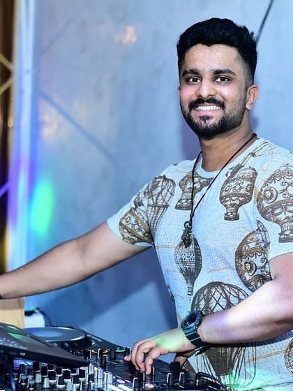 On the decks at Zodak pub. Ready to get the party started.