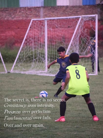 The secret is there is no secret. It's about consistency over intensity and fundamentals over fads, over and over again.