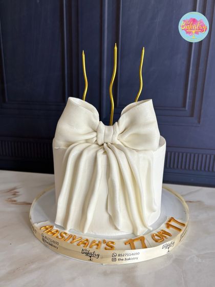 The Bakistry - Custom & Designer Cakes Elegant Cakes for Milestone Moments photo 8