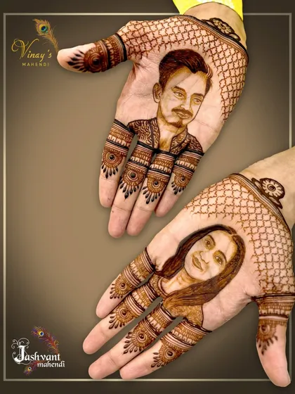 Creating realistic portraits with henna is a specialized skill that can set you apart as an artist. My masterclass provides step-by-step training on shading, proportions, and capturing likenesses for both bride and groom mehndi.
