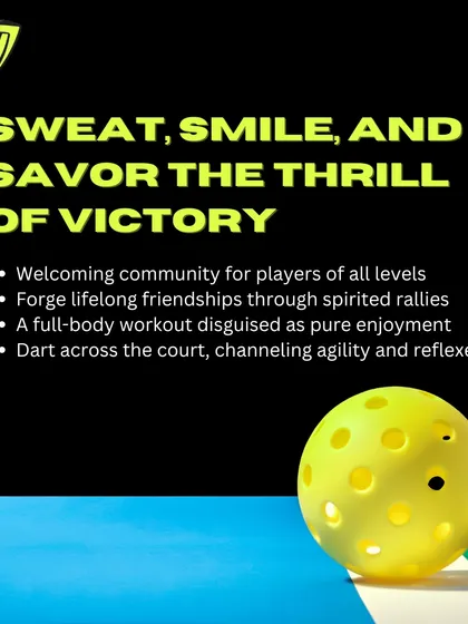We offer more than just tennis. This is an introduction to the exciting world of pickleball, a fun and social sport that provides a full-body workout. We welcome players of all levels to join our spirited rallies and become part of a growing community.