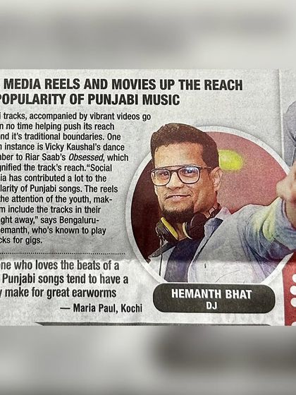 Hemanth Bhat - Wedding DJ Services My Craft & In The Press photo 8