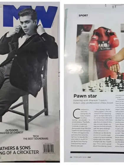 A throwback to 2014 when my work with Chess Boxing was featured in Man's World magazine. I have been promoting the balance of mind and body for years.