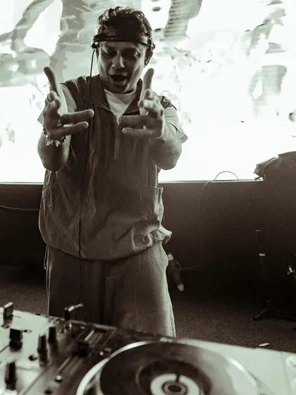 A candid shot from a campus show. This is the energy that fuels me. Let's go!