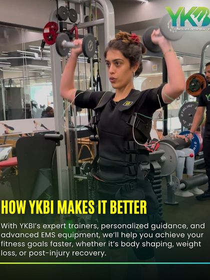 With our expert trainers, personalized guidance, and advanced EMS equipment, we help you achieve your fitness goals faster. Whether it's body shaping, weight loss, or post injury recovery, we make it better.