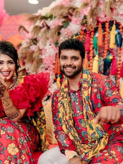 Events Factory - Wedding & Social Event Decor Vibrant Haldi & Mehendi Ceremonies photo 70