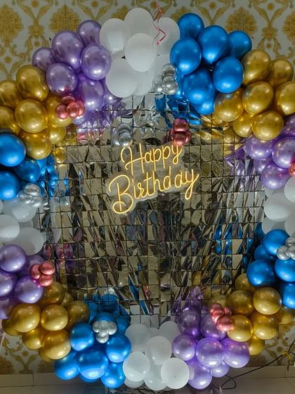 Special Entry - Private Party & Milestone Decoration Elegant Birthday & Anniversary Setups photo 86