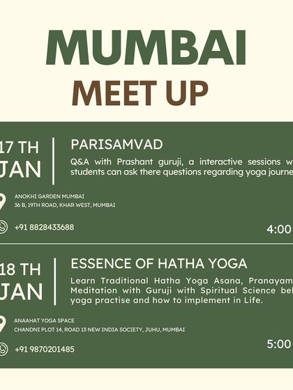 We were honored to host Prashant Sir from Yoga Vidya School for a special Q&A session, connecting students and teachers on their yoga journey.