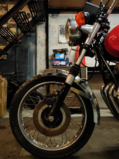 A classic Moto Guzzi 350 GTS in for the full Greasehouse treatment. We love the challenge of working on these unique vintage machines.