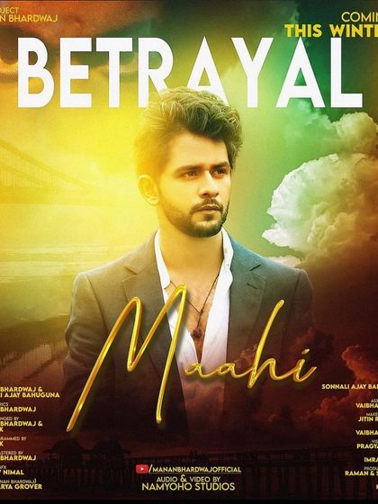 The 'Betrayal' poster for 'Maahi'. The styling for this character involved a more intense and sharp look to reflect the turn of events in the song's narrative.