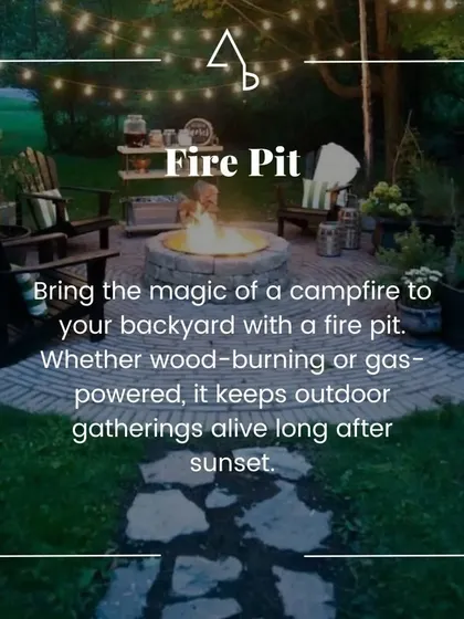 A post about incorporating a fire pit into your backyard design to create a magical gathering spot for evenings.