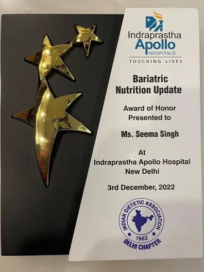 I was honored to be part of the faculty for the Bariatric Nutrition Update at Indraprastha Apollo Hospital. Continuous medical education is key to providing the best care for patients undergoing weight loss surgery.
