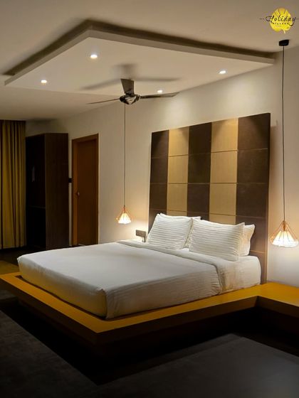 Our Club Rooms offer a sleek, modern design for a comfortable stay. With thoughtful lighting and plush bedding, it's the perfect space to recharge after a day of celebration or relaxation.