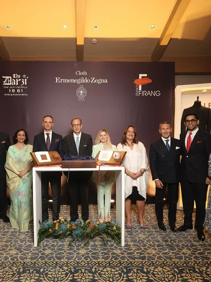 Our legacy is built on partnerships with the titans of the textile industry. We were honored to host the Italian Ambassador and senior leadership from Ermenegildo Zegna to celebrate the launch of their exclusive fabric collection, a testament to our shared commitment to luxury.