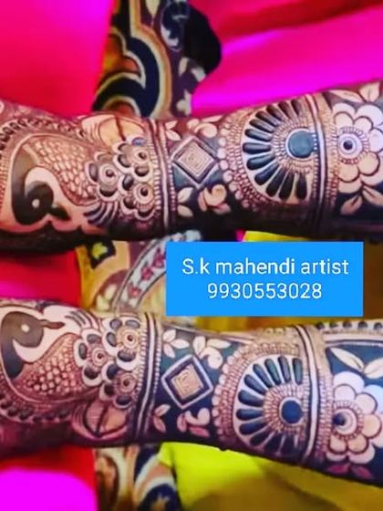 Elegant Foot & Leg Mehendi photo 3