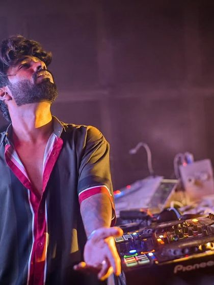 Lost in the moment, feeling the music at Mikachi Club, Pune.