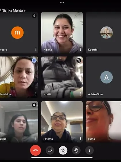 This is a snapshot from one of my virtual coaching sessions on "The Art of Hosting Workshops." I was sharing my 11 years of experience with 17 amazing women from around the world, covering everything from pricing and marketing to managing group dynamics.