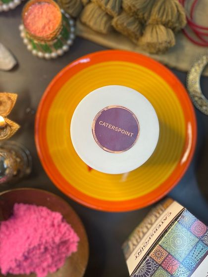 A top-down shot of our dessert jar, ready for your Navratri celebrations. The packaging is as thoughtful as the food inside.