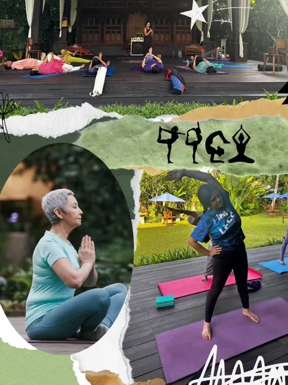 I didn't expect to find this side of Bali. Amidst all the hype, there is pure peace to be found, especially during our morning yoga and meditation sessions.