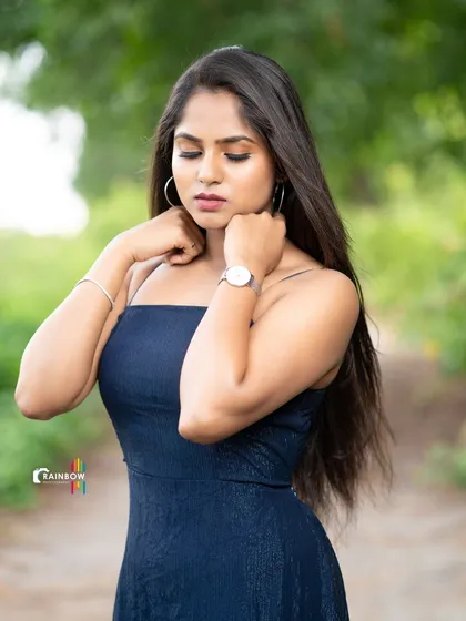 A pensive, thoughtful portrait that adds emotional depth to a portfolio.