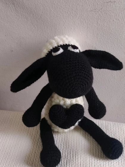 A happy customer sent me this photo after receiving their Shaun the Sheep toy. It makes me so happy.