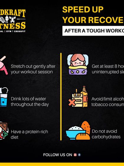 Speed up your recovery after a tough workout with these essential tips. This guide covers the importance of stretching, getting at least 8 hours of sleep, staying hydrated, and eating a diet rich in protein and carbohydrates.