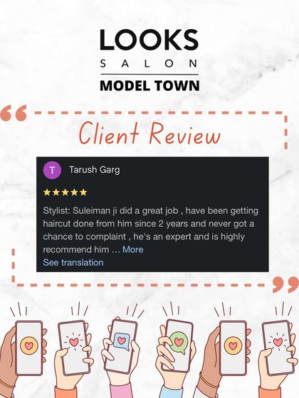 Tarush has been a loyal client for two years and has never had a complaint. We are honored by his high recommendation and trust in our expert stylists.