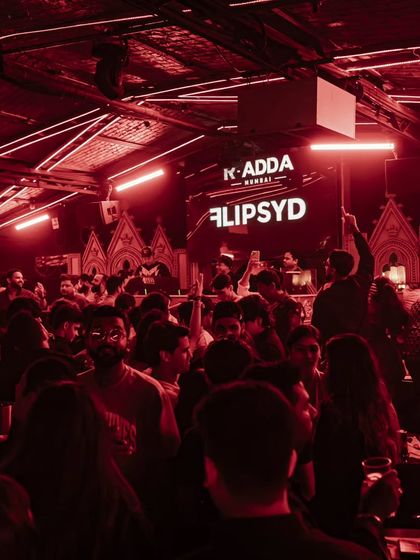 Dancefloor diaries from K-Adda, Mumbai. The red lights and packed crowd created an intense and energetic atmosphere.