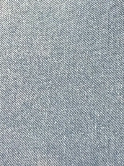 A very light, almost stone-washed denim fabric. This is a great option for creating a relaxed, casual pair of jeans or shorts.