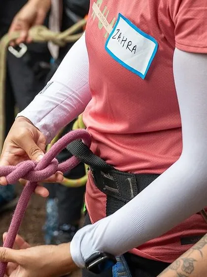 Our 43rd Intro Workshop, led entirely by women, was truly special. Under monsoon skies, we taught, we climbed, and we welcomed a new group into our supportive and ever-growing climbing family.