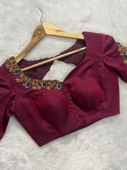 The Glamhouse - Ethnic Wear & Jewellery Rentals Modern & Chic Blouse Designs photo 69