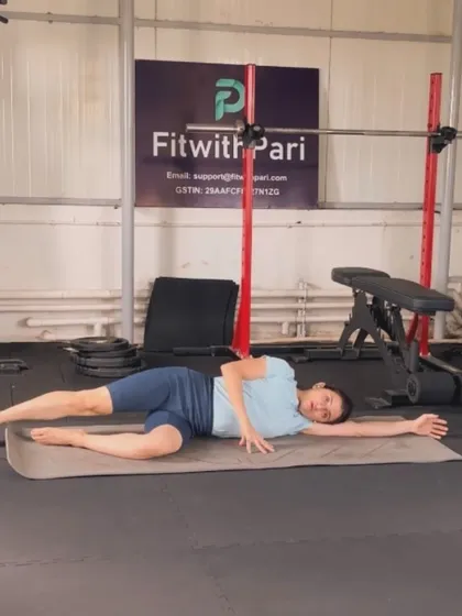 Side-lying leg circles are excellent for improving hip mobility and strengthening the inner and outer thighs.
